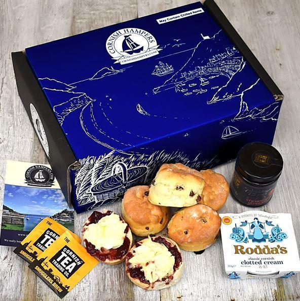 Cornish Cream Tea by Post | Traditional Hampers Delivered ...