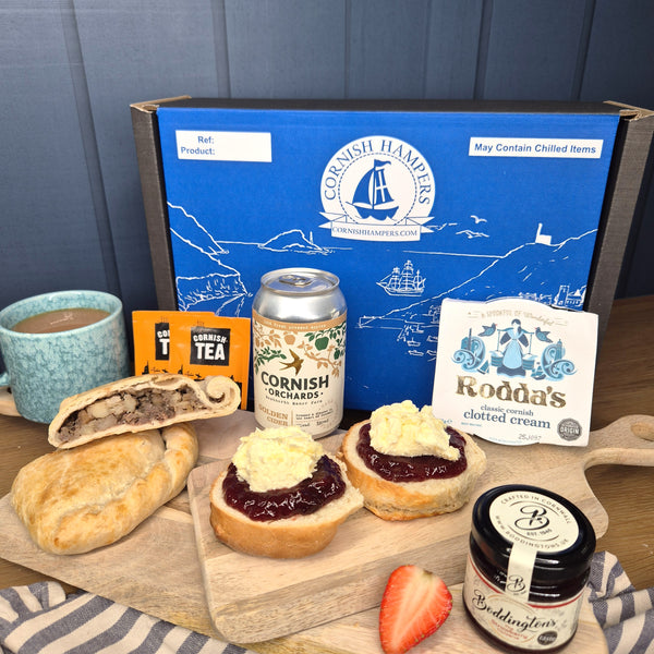 Cornish Pasty & Cider Cream Tea Hamper