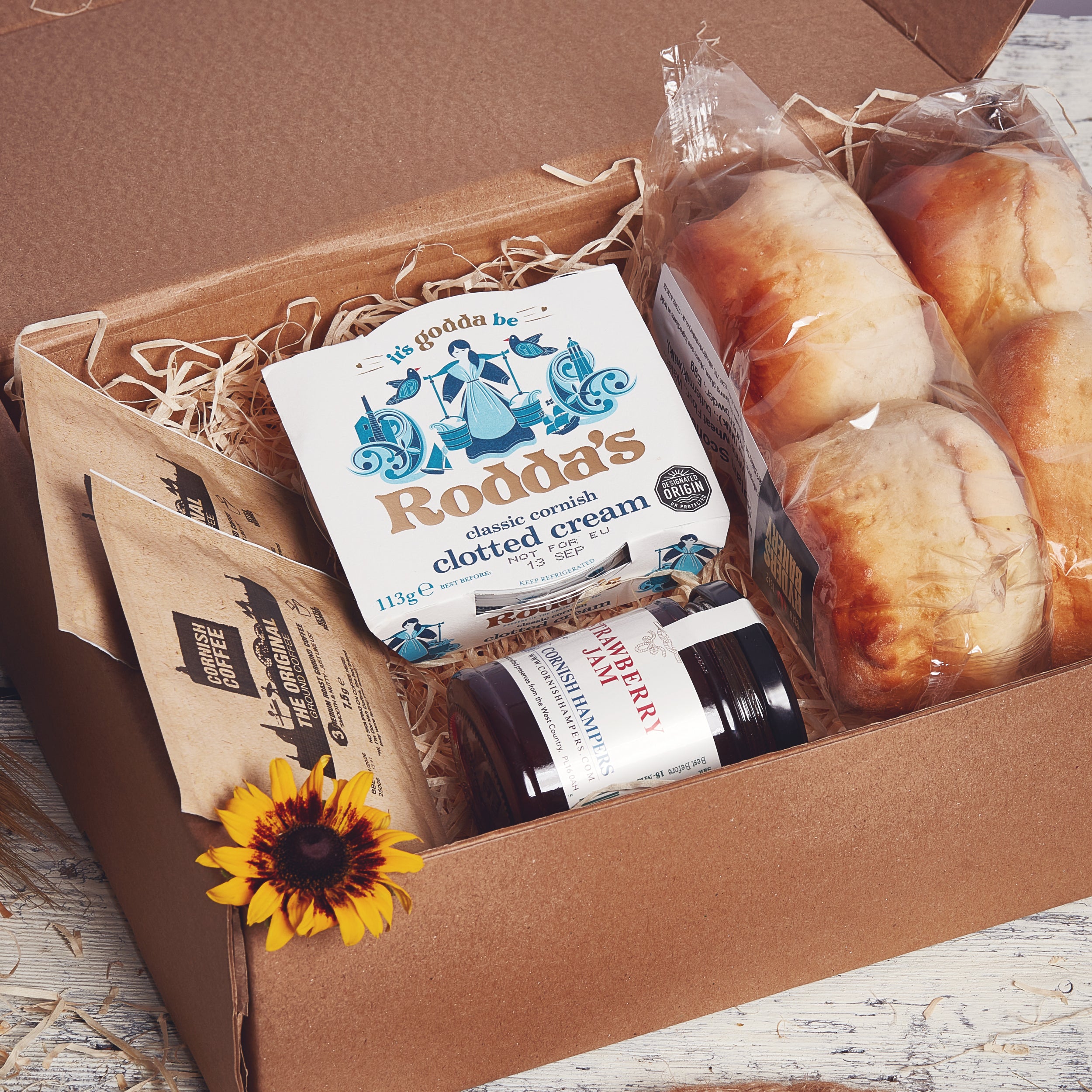 Cornish Coffee Cream Tea by Post