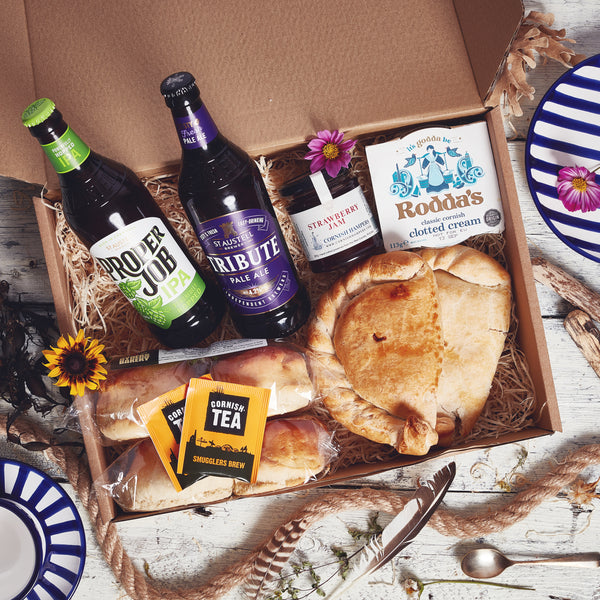 Double Pasty & Ale Cream Tea Hamper