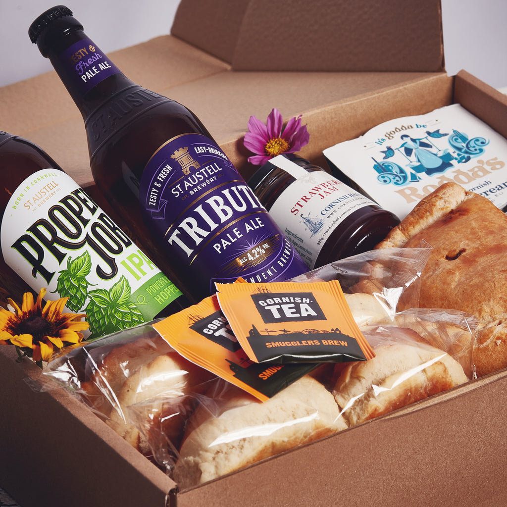 Double Pasty & Ale Cream Tea Hamper