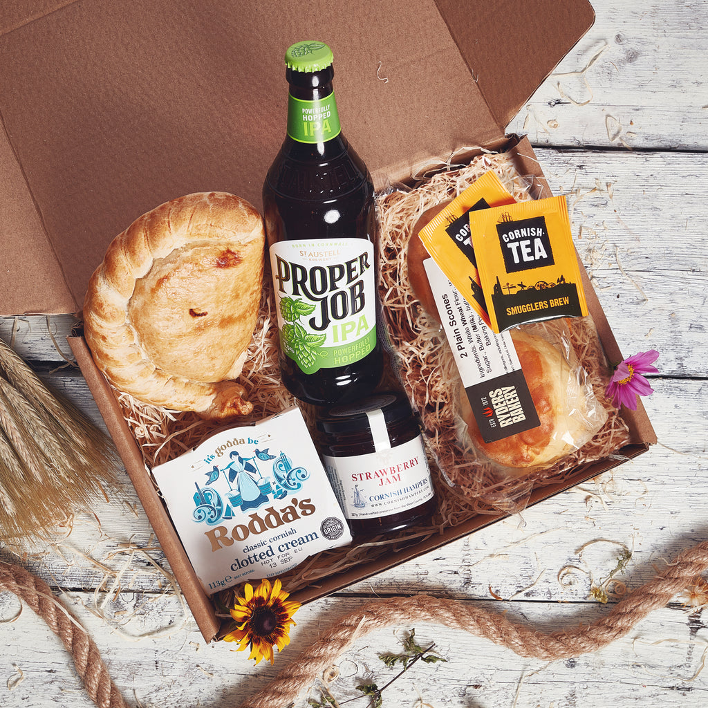 Pasty & Ale Cream Tea Hamper