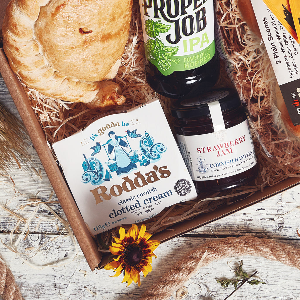 Pasty & Ale Cream Tea Hamper