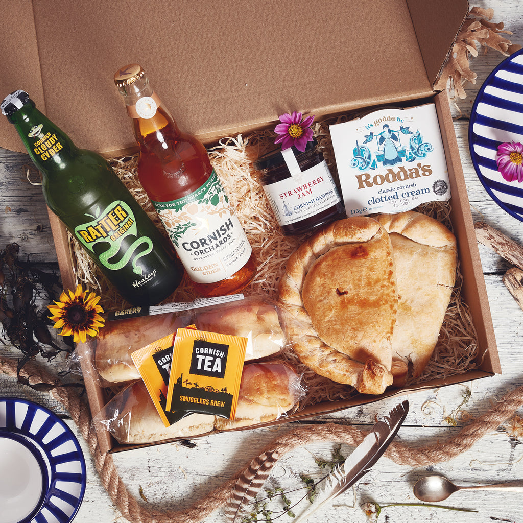 Double Pasty & Cider Cream Tea Hamper