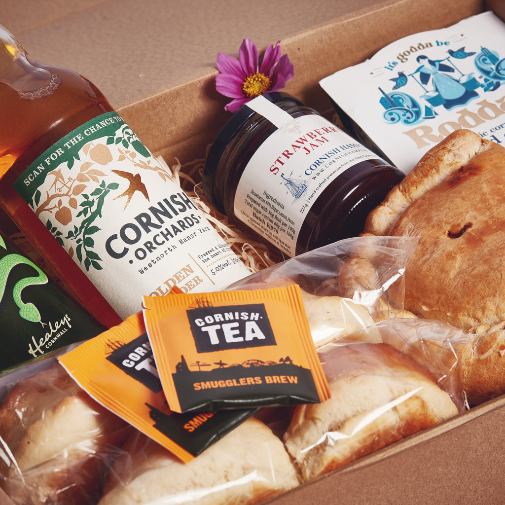 Double Pasty & Cider Cream Tea Hamper