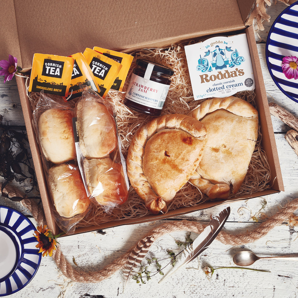 Double Cornish Pasty Cream Tea Hamper