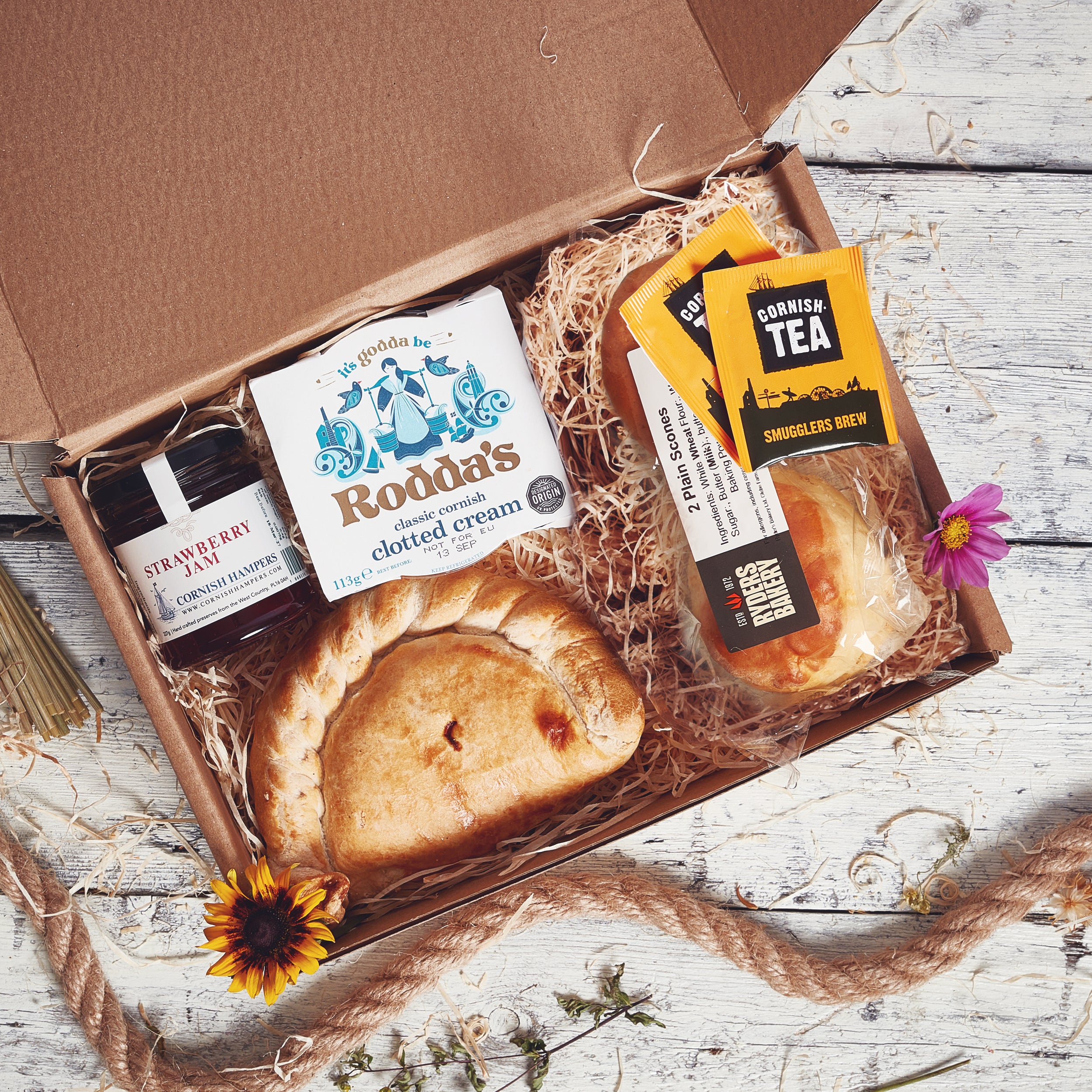 Cornish Pasty Cream Tea Hamper