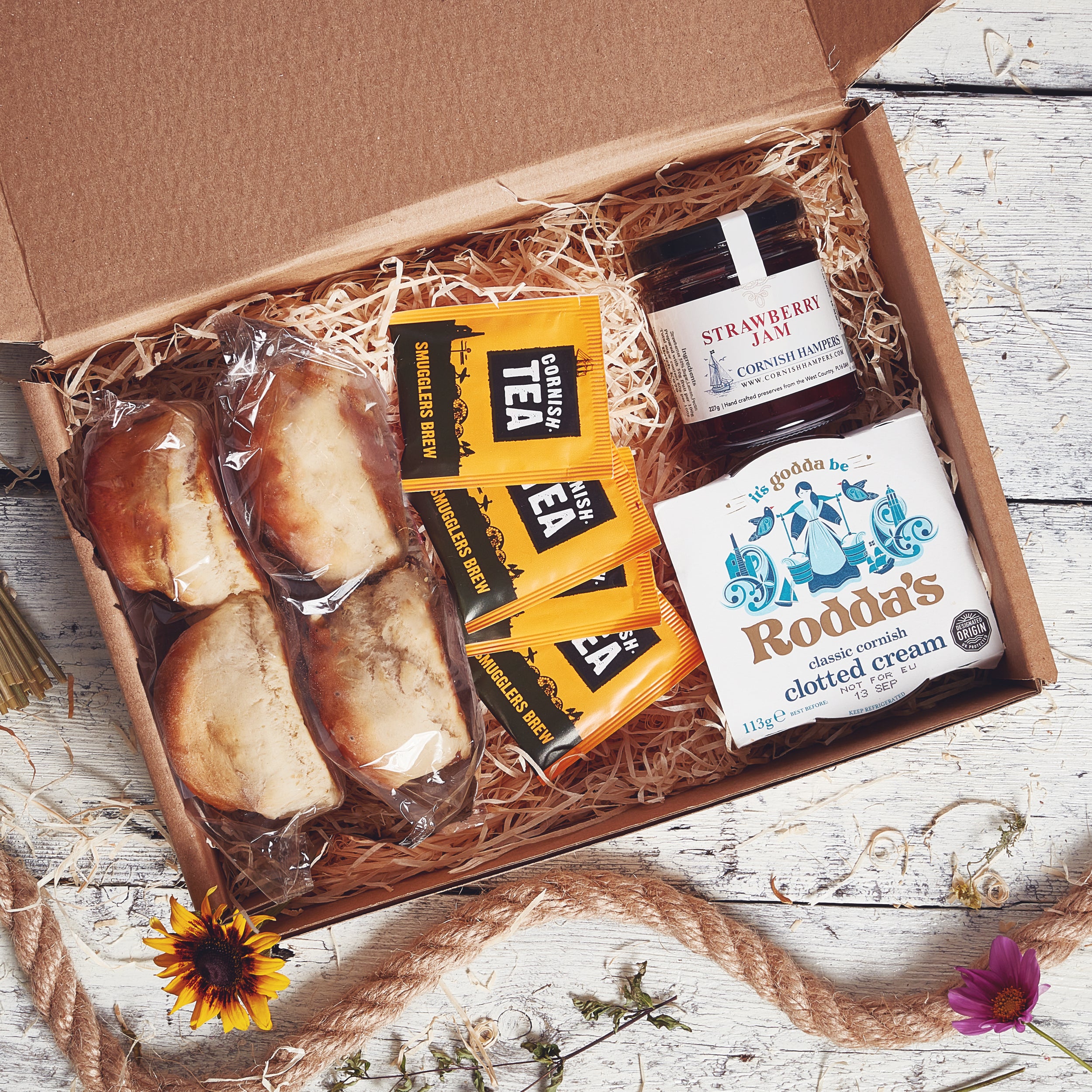 Cornish Cream Tea by Post – CornishHampers.com