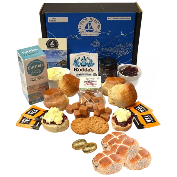 Cornish Afternoon Tea with Hot Cross buns