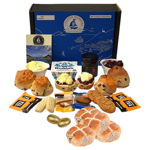 Easter Fruit Scone and Hot Cross Bun Hamper