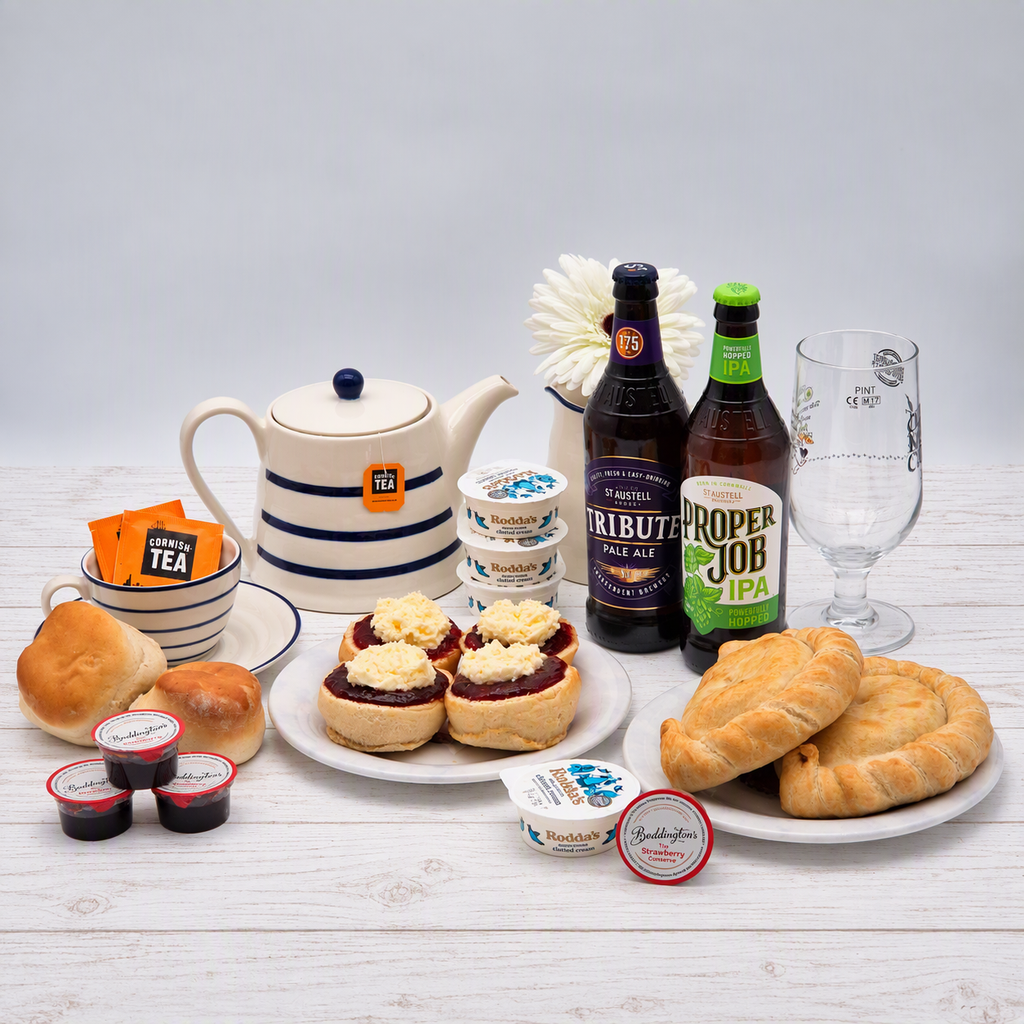 Double Pasty & Ale Cream Tea Hamper
