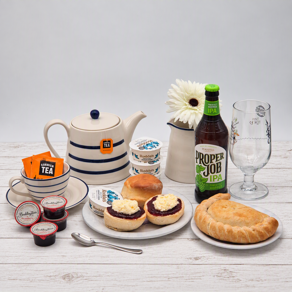 Pasty & Ale Cream Tea Hamper