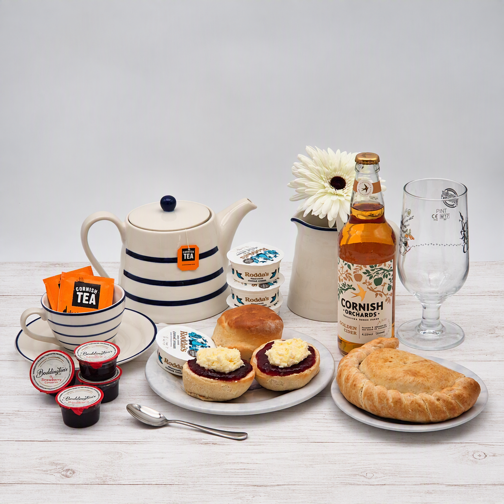 Pasty & Cider Cream Tea Hamper