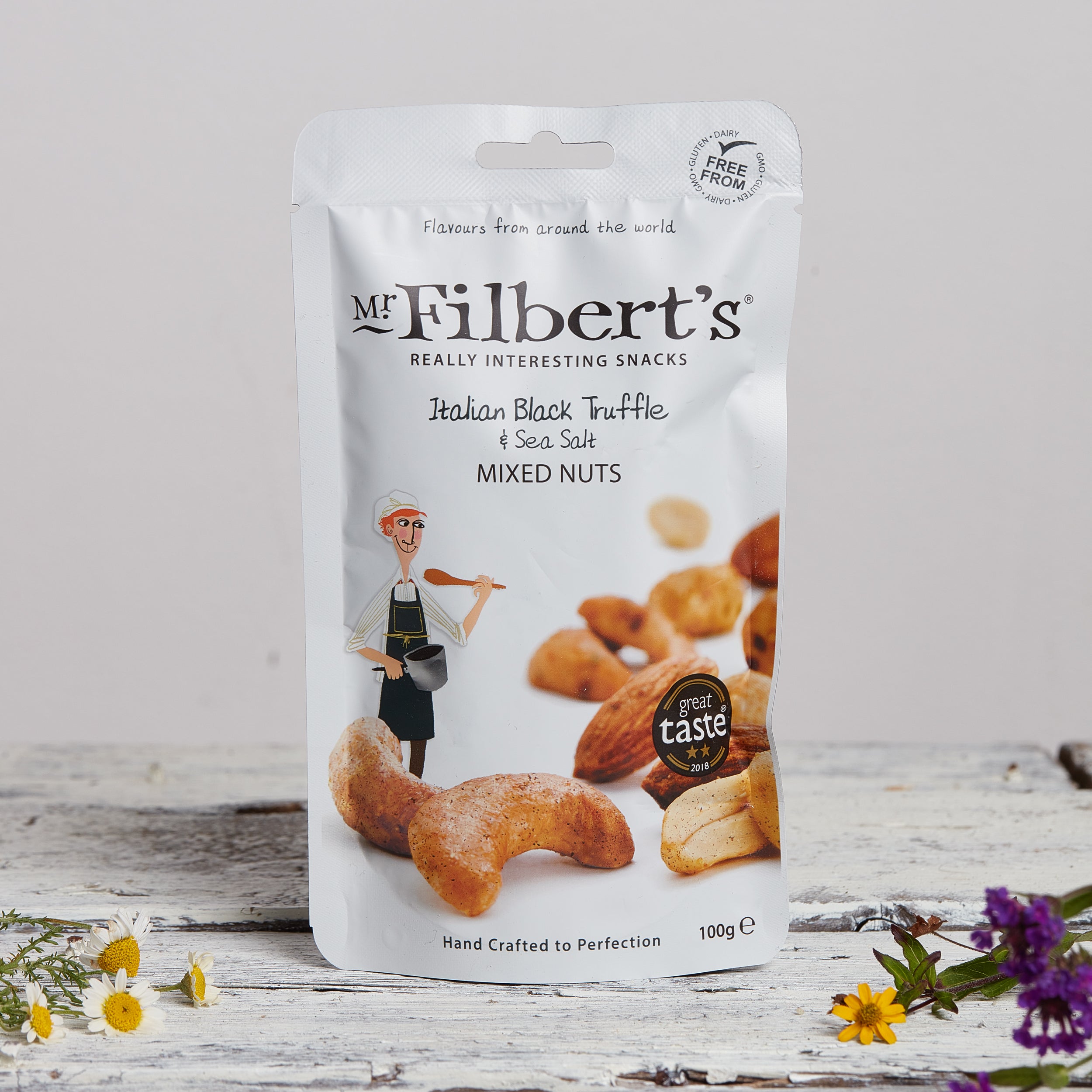 Mr Filberts Black Truffle & Sea Salt Nuts 100g