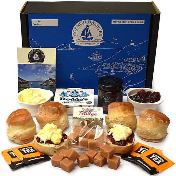 Clotted Cream Lovers Gift Box With Fudge