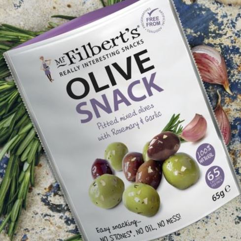 Mr Filberts Mixed Olives with Rosemary & Garlic 65g