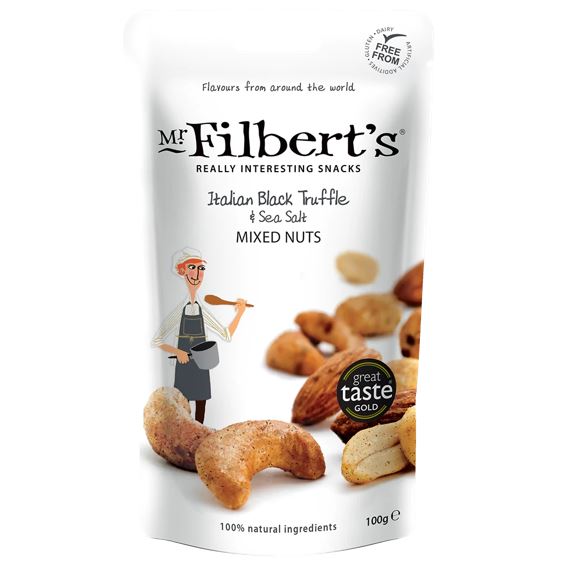 Mr Filberts Black Truffle & Sea Salt Nuts 100g